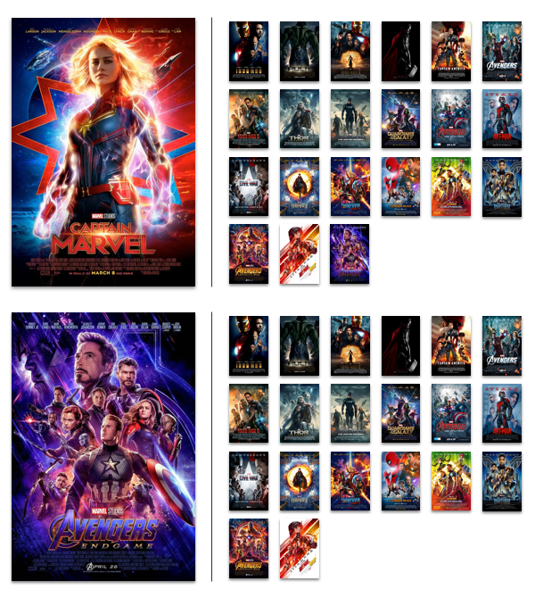 Let's add in Avengers: Endgame. SO MANY MOVIES